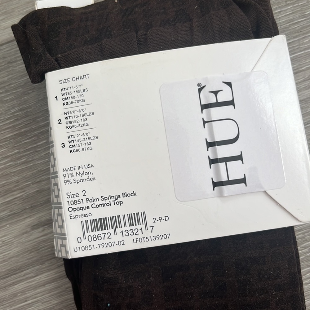 HUE Trina Turk designs size 2 tights - Picture 2 of 2